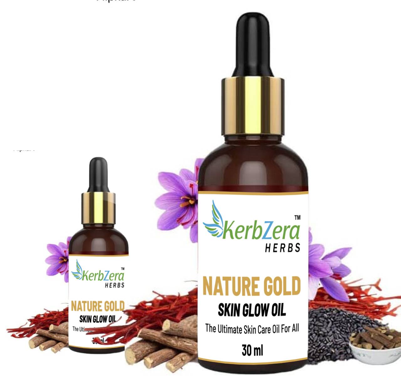 Nature gold skin glow oil